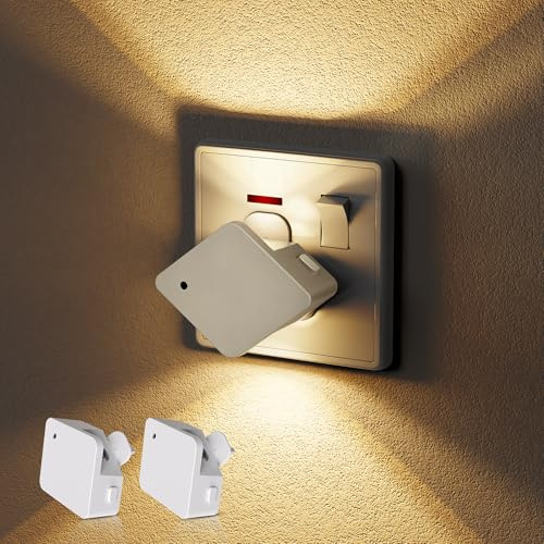 Emeritpro Plug in Night Light, Dusk to Dawn Sensor, Adjustable Brightness