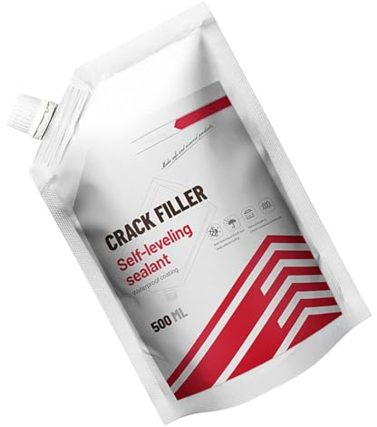 Concrete crack repair | 500ml asphalt crack filler | cement crack filler | pavement joint filler | asphalt patch | concrete filler for home | driveways | roofs | family use | friends gift | quick-dry