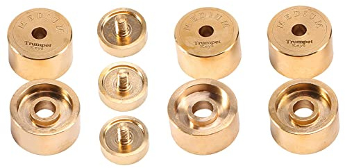 Bosiyrggrl 9-teiliges Trompete-Ventil, Fingerknöpfe, Ventilkappen, Schrauben, Trompete, Reparaturzubehör