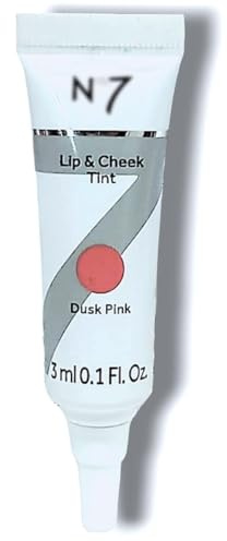 Lip & Cheek Tint - Dusk Pink Shade 3mL-Mini Size by Nō7 | A Lightweight & Buildable Lip & Cheek Tint, Delivers a Healthy Looking Glow & Natural Pop of Colour