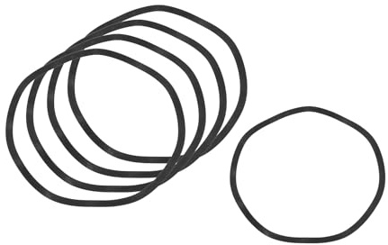 QUARKZMAN Rondelle Ondulée, 5Pcs 4.65x4.25x0.02 (ODxIDxT) - Rondelle Courbée En Fer Pour Boulon, Joints À Rondelles Ondulées Pour Machines (Noir)