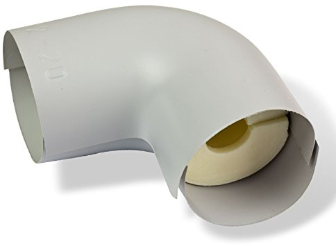 NMC PU-R Rohrisolierung ISOTUBE035 Bogen 48x40 mm 100% EnEV-konform Winkel Rohrdämmung Rohrisolation Heizung