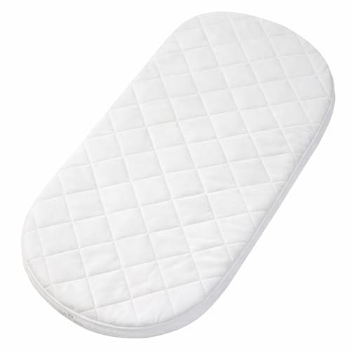 Quilted Breathable PRAM Mattress FITS Baby Style Oyster CARRYCOT PRAM 73 x 35 cm Soft Quilted Cover