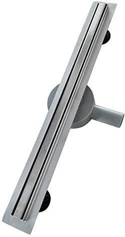 Duschrinne 100 cm Bodenablauf Duschablauf aus Edelstahl ULTRA SLIM sehr flach - Siphon 360 Grad beweglich - Größen 50cm – 120cm Model B8 Randablauf