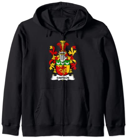 Escudo de armas Simpson - Escudo de la familia Sudadera con Capucha