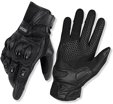 OLYSPM Motorradhandschuhe Motorrad Handschuhe Herr Handschuhe Motorrad Touchscreen für Männer und Frauen Mit Rutschfestem,Atmungsaktivem,Abriebfestem,für Radfahren,Rennen,Klettern,Motocross usw