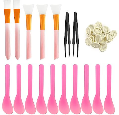 37 Piece Stirring Stick Set, Silicone Applicator Brush, Resin Stirring Stick, Reusable Epoxy Resin Stirring Tool, Used for Mixing Resin, applying Paint, DIY Crafts
