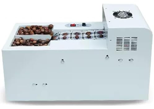 SKIHOT Macchina Commerciale per Sgusciare E Aprire Castagne,Tagliatrice Automatica per Castagne,Multifunzione Taglio della Castagna,con Tacche A velocità Regolabile,B