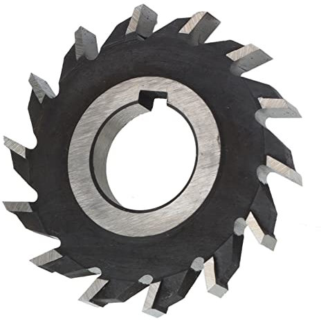 Disco per Fresatura in Acciaio Ad Alta velocità, Fresa, Fresa Diritta in Acciaio Ad Alta velocità 14 Denti, Disco per Fresatura a Spianare con Diametro di 63 Mm, Frese per