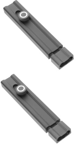 Gadpiparty 2pièces Loquet Adhésif Pour Porte Serrure Vintage Anti-cambriolage Installation Facile Sans Perçage Pour Portes Intérieures Et Fenêtres Lumineux
