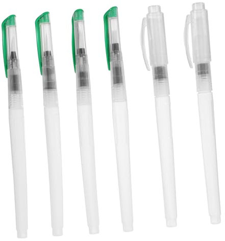 VILLCASE Aquarellpinsel-Set – 6-teiliges Nachfüllbares Wasserpinsel-Set Wiederverwendbare Malwerkzeuge Für Kinder Tragbare Und Leichte Kunststifte