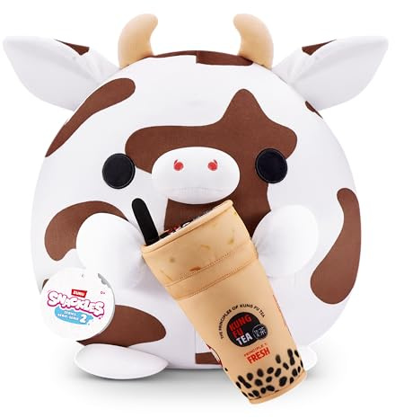 Snackles Serie 2 20 cm Snackle (Bonnie) von ZURU Kuschelig-weiches, beruhigendes, 20 cm großes Plüschspielzeug mit lizenziertem Snackmarken-Accessoire