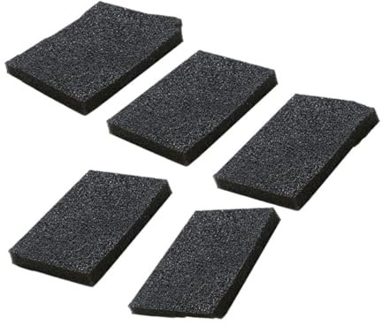 SHERCHPRY 5 Piezas Esponjas De Limpieza Nano De Carburo De Esponja Mágica Antimancha para Cocina Estropajo Resistente y Duradero Multiusos Negras