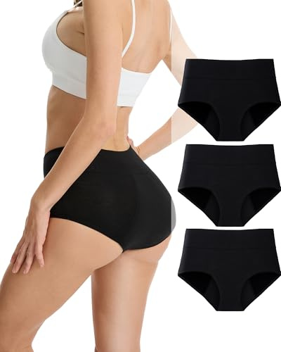 Bykoag Period Underwear for Women Heavy Flow, Absorbency Leak Proof, All - Day Long Overnight Protection, Postpartum Briefs