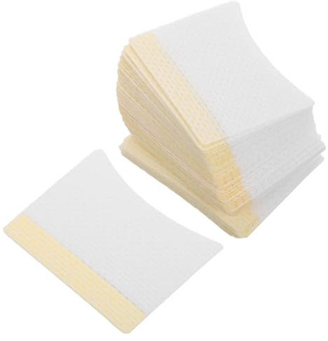 Beatifufu 40 Stück Wimpernverlängerung Augenpads Lintfreie Baumwollpads für Sanftes Entfernen von Wimpernkleber und Make Up Schutzpads für Empfindliche Haut Beim Lash Perming und Pflege