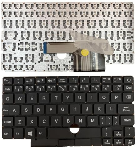 YUNHUOZ Teclado para portátil Estadounidense para One-Netbook para Onemix para 1 para 1S OneMix2 OneMix2S KY174-1 sin Puntero SIN retroiluminación