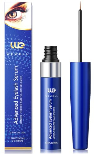 Wimpernserum ohne Hormone Lash Serum: Natürliche Formel - vegan - sorgt für lange dichte Wimpern und fördert das natürliche (Dark Blue)