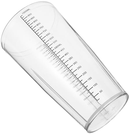 Happyyami Bicchiere Graduato di Ricambio per da 1000 Ml in Plastica Trasparente Scala di Misurazione Tazza Leggera e Resistente per Uso Domestico e Preparazione Bevande Famiglia
