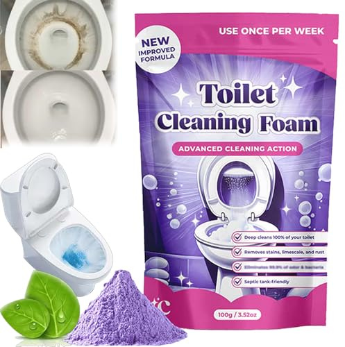 Fizzclean WC-Reiniger Original, 2026 New Fizz Clean Toilettenschaum, Fizzclean Rohrreiniger, Toilet Cleaning Foam, Wc Reiniger Schaum, Damit Ihre Toilette LäNger Sauber Bleibt (1Pcs)