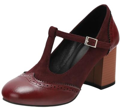 Zapatos de tacón con Tira en T y Hebilla, Estilo Moderno, Ideales para y Eventos nocturnos.