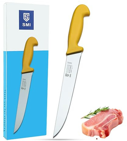 SMI - 8 zoll Metzgermesser Profi Solingen Schlachtmesser Stechmesser Kochmesser Fleischmesser Küchenmesser Premium-Qualität Deutscher stahl,1.4116 Solingen/GERMANY, Made in Solingen Germany