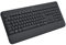 Logitech Signature K650 Comfort kabellose Tastatur mit Handballenauflage, BLE Bluetooth/Logi Bolt USB-Empfänger, Soft-Touch-Tastatur, Numpad, PC/Windows/Mac, Deutsches QWERTZ - Grau