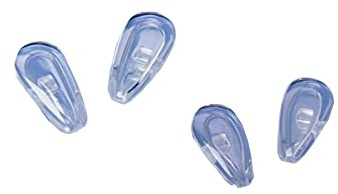 Brillen-Nasenpolster, langlebige Nasenpads aus Legierung, rutschfeste weiche Schaumstoff-Brillen-Nasenpads mit Montagesets, 10 Paar groß + 10 Paar mittel