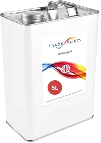 White Spirit - Premium Virgin Thinner Solvent - for Cleaning Paint Brushes - 5 Litre