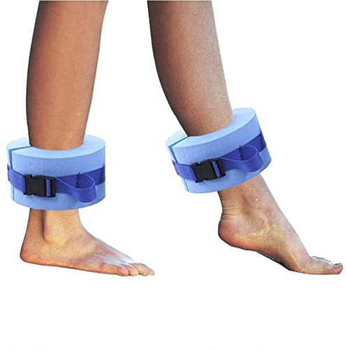 cypreason Fasce per Caviglia da Nuoto in Schiuma, Acquatici per Aerobica in Acqua, Anello Galleggiante con Fibbia per Braccio, Polso, Leggero, Set di cavigliere, Braccia, Cinture, con Fibbia