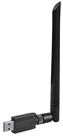 Flisdtry 1200Mbps Adaptador Wifi USB inalámbrico 600Mbps USB LAN Ethernet Banda dual 2.4G 5.8G USB Tarjeta de red Wifi Dongle