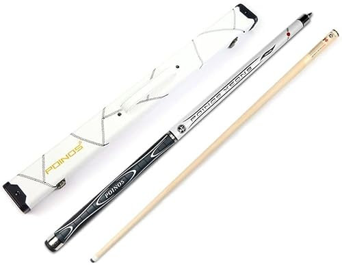 UNbit Pool Cue Billard Queue Professionelle 58-Zoll-Billard-Pool-Queue-Sticks mit Hartschalenetui, Ahorn-Stick, handgefertigtes Gemälde-Design, Billard-Liebhaber WEWYQSJXBXF-4122(Co