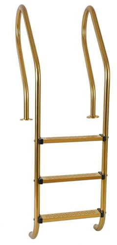 Escalera para piscina Escalera Mecánica For Piscina, Escalera Mecánica For Agua De Piscina, Escalera Mecánica De Acero Inoxidable Incrustada Gratis Chapada En Oro, Escalera For Piscina Paneles lateral
