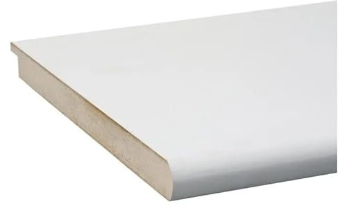 MDF Window Sill Board, White Primed, 1200mm x 219mm x 25mm