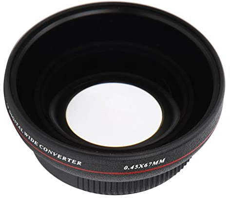 Lente Adicional Gran Angular de Vidrio óptico de Alta Transmisión de 0,45x para Cámaras de 67 Mm