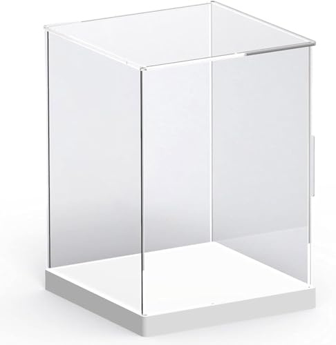 Acryl-Vitrine, Abnehmbare, transparente Aufbewahrungsbox mit Sockel for Sammlerstücke, Thekenbox for Actionfiguren, Automodell-Präsentationsständer ohne Modell, 30 x 30 x 30 cm((LxWxH)40x25x40cm)