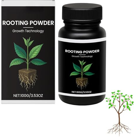 Hormone de Bouturage,Poudre D'enracinement,Poudre d'enracinement pour Boutures,pour Les Racines des Plantes Développement des Raci,100g