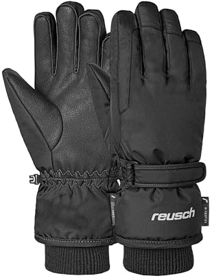 Guanti invernali per bambini Reusch Chad R-TEX XT – impermeabili e antivento, con calda fodera in pile e polsini in pile – guanti da sci per l'uso quotidiano, la scuola e le attività all'aperto