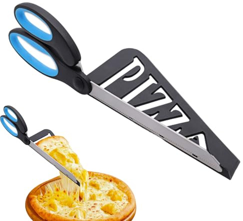 Tagliapizza - Utensile a Forbice Smontabile per Torte,Utensile Tagliapizza Con Spatola Per Servire,Per Ristorante, Appartamento, Picnic, Campeggio, Pane, Formaggio E Per Il