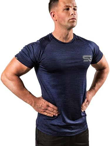 Satire Gym Shirt Herren Sportshirt Kurzarm atmungsaktiv | | Funktionsshirt | Bodybuildung T-Shirt als Activewear & Sportbekleidung Männer für Crossfit, MMA, Laufen