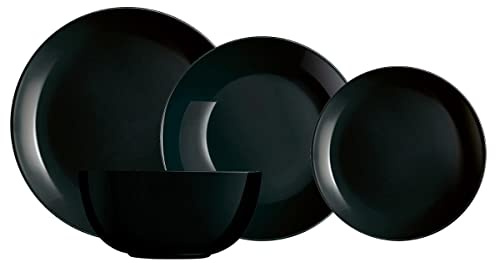 Geschirrset 19 PIEZAS Schwarz