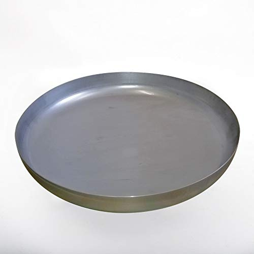 Czaja Edelstahl Klöpperboden Ø 60 cm aus rostfreiem Edelstahl, Feuerstelle, Feuerschale, Grill für Garten und Terrasse