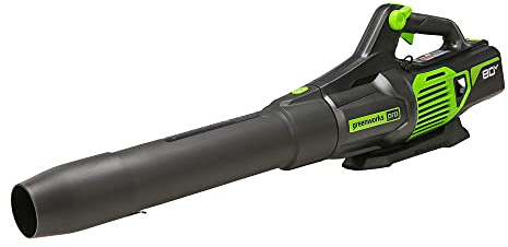 Greenworks 80V (170 MPH / 730 CFM / 75+ Compatible Tools) Cordless Brushless Axial Leaf Blower, Tool Only
