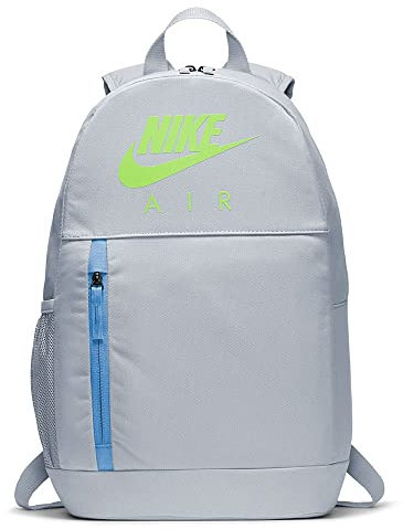 NIKE Unisex Elemental Backpack (20L) Grey/Blue/Green, M