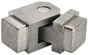 Pivot ou charnière 180° pour tube carré - 40 x 40 mm