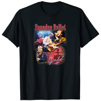 Spandau Ballet Oficial Gold Homage Vintage Camiseta