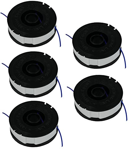 FUBESK Spool & Line for Spear & Jack-son GT450, GT600, N1F-GT-280/450-D, S6030ET Strimmer Trimmer-5PACK