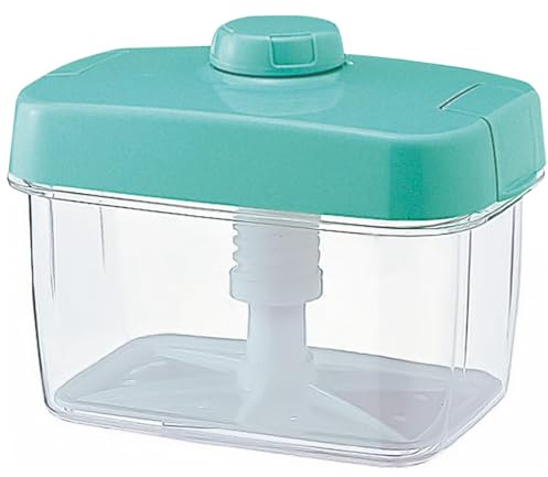 Instant Pickle Maker pressa per verdure Tsukemono contenitore rettangolare realizzato in Giappone senza BPA (verde, 3,0 L)