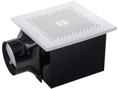GLigeT Ventiladores de baño Extractor de Techo, silencioso, Potente, for Techo, baño, Oficina, Ventilador Extractor de Inodoro Extractores de Aire (Size : 32 * 32cm)