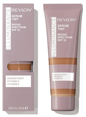 Revlon Illuminance Serum Tint, Sérum Con Color, Enriquecido con Vitamina E y Ácido Hialurónico para hidratar con SPF 15, Tono 505 Rich Sand