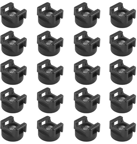 Väggkabelband, 20 st. magnetiska kabelbandsfästen, magnetisk kabelorganisatör, klämma för bilkablar och buntband och kontorsmaterial (22 mm) (1)